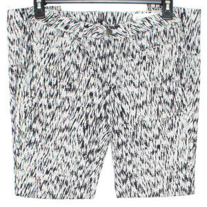 Vince Camuto Womens Jeans Printed Zip Fly Gray Black Size 4 27 KY